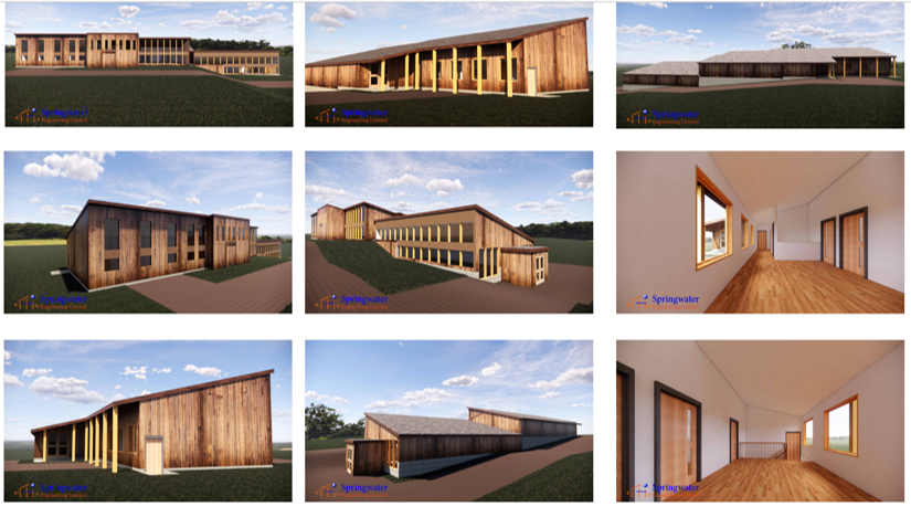 Phase 2 Virtual rendering showing the learning centre enhancements